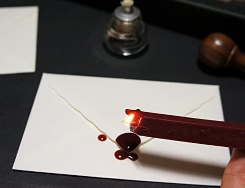 5 x запечатување на восочни стапчиња запечатување на восок со држач ретро и свеќи за ретро гроздобер восок заптивка Stampprofessional преработена