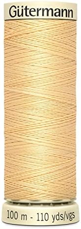 Gutermann Sew-All Thread 110 јарди-пчатливо жолто