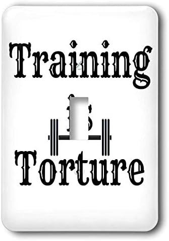3drose Carrie Merchant 3drose Quote - Слика на обука е тортура - прекинувач со единечен преполн
