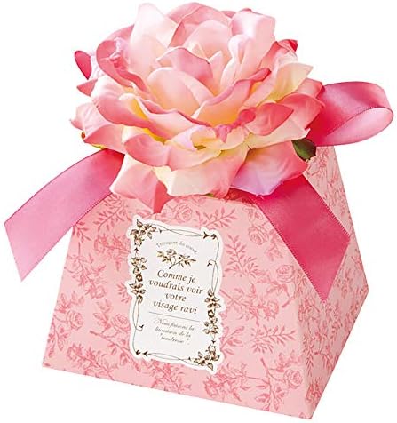 ЗТП-Гм Кутија За Подароци Со Свежо Цвеќе Вештачко Цвеќе, Пинк-М