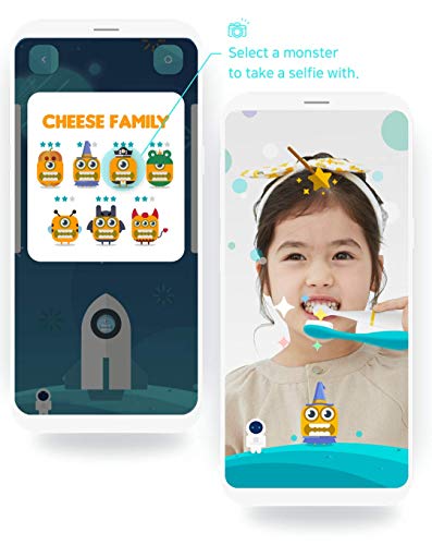 Четка за заби четка за четкички за деца Bluetooth поврзана електрична четка за заби