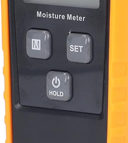 Мерач на влага од дрво Рачен дигитален детектор за влага за влага за задно осветлување LCD дисплеј детектор за влага за зграда