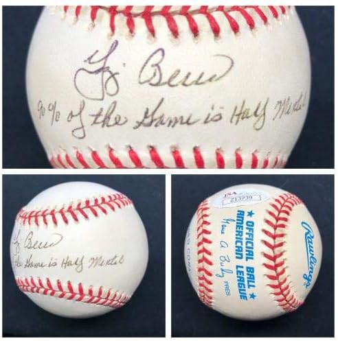 Јоги Бера Јогизам натпис потпишана бејзбол колекција PSA JSA HOF YANKEES - Автограмирани бејзбол