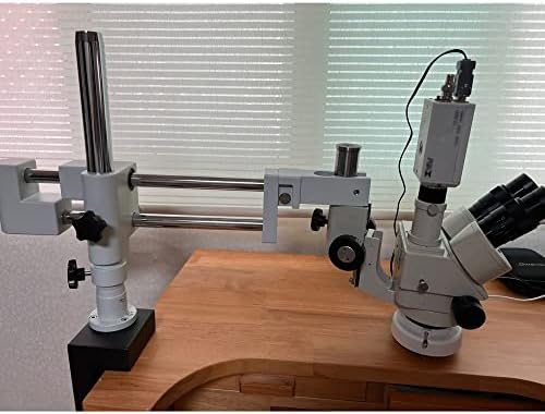 Универзална лабораторија за двојно бум лабораторија Индустриски зум Тринокуларен стерео микроскоп држач за држач за држач 76мм