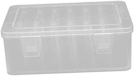 Ultechnovo 5 сетови кутија за складирање на накит мини складирање на кутија чиста контејнер со организатор на капакот со капаци на организатор