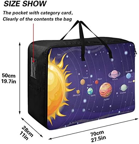 Н / А Торба За Складирање Облека Под Креветот За Ватенка-Универзум За Астрономија Со Голем Капацитет Организатори Торба Со Патенти