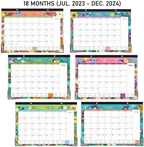 2023-2024 Календар За Биро - 18 Месеци Голем Календар за Биро од јули 2023 година - декември 2024 година, 17 х 12, Календар за Биро