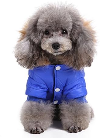 Селмаи миленичиња Сноутјут Виндпороф кутре парка палто куче зимска јакна со аспиратор куче топла надворешна облека кучиња руно за мало кучиња мачка сина м