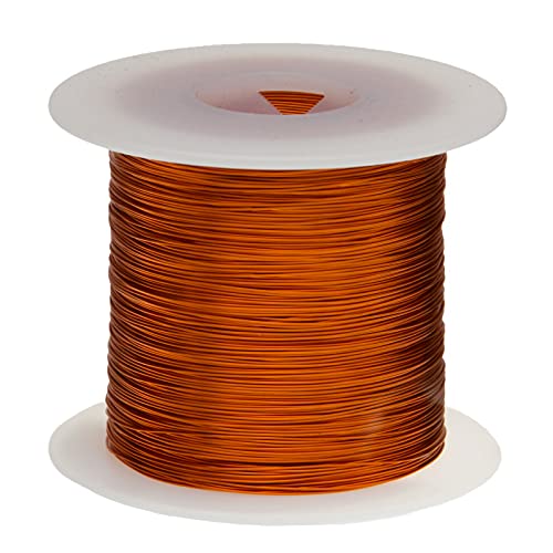Жица со магнет, 240 ° C, тешка емајлирана бакарна жица, 16 AWG, 2,5 lb, должина од 314 ', дијаметар од 0,0545 , природен