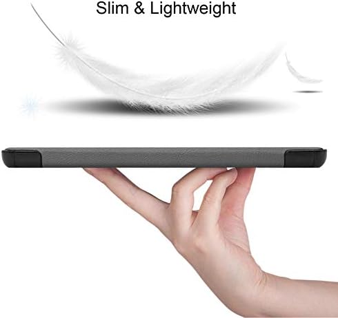 Цврста боја на цврста боја на три пати за Samsung Galaxy Tab A7 2020, Skyxd [Auto Wake/Design Design] Лесен тенок тенок фит кожен и