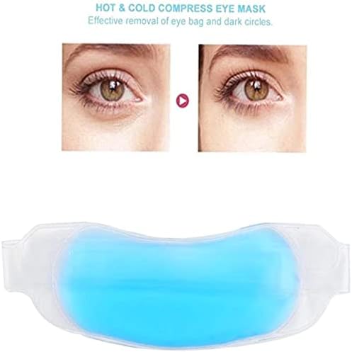 Маски за очите за релаксација - Додатоци за топла/ладно спиење за темни кругови Отстрани и производи за нега на очите со гел за ладење за еднократно