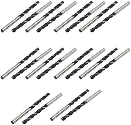 Алатка за алатки AEXIT 4.2mm DIA HSS Spiral Flute Dright Dright Dist Dript Writing Tooling Tooling Model 20PCS Модел: 17AS481QO166