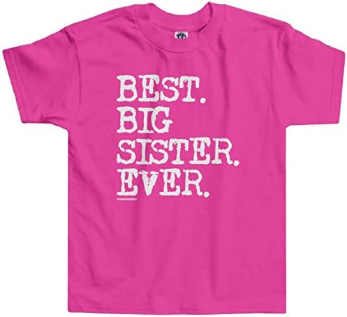Најдобра голема сестра на ThreadRock Baby Girls некогаш маица за новороденчиња