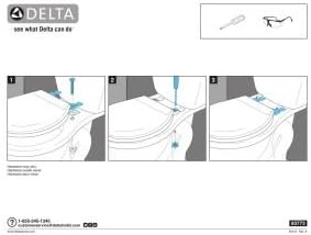 Delta 800903-WW Morgan Round Front Standard Standard Boutile Seat Sleatire со браници што не се лизгаат, бели