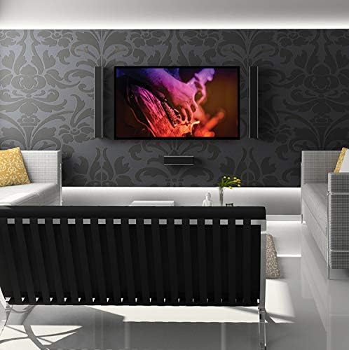 Vutec Elegante FIXED Wallиден проектор екран 80in 16: 9 Ultra HD/8K Подготвено подобрување на површинските високи перформанси анти-безобразни