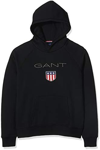 Гант Шилд лого Момци пуловер Худи на возраст од 16 години црно