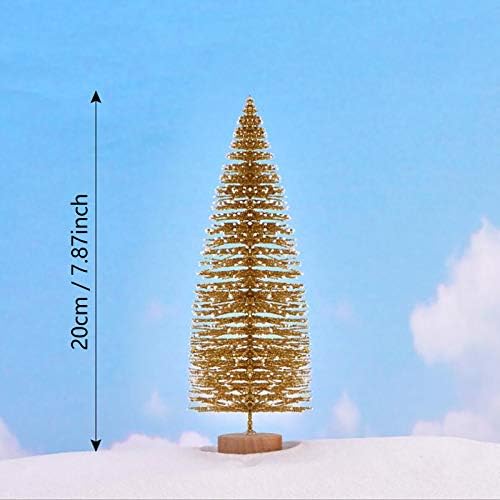 Yayiya 0br971 Симулација растение Божиќна снежна дрво песок за песок за уредување на ПВЦ декорација Подарок