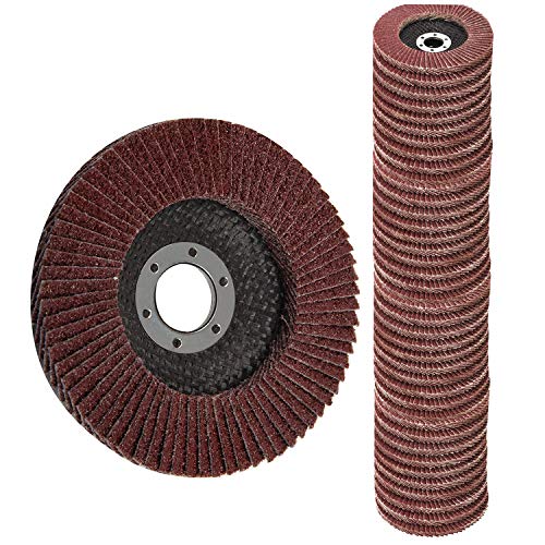 Дискови за размавта 40 парчиња 4,5 инчи - 60 дискови за мелење на мелење 4 1/2 Асортирани тркала за мелење на пескарење, абразиви