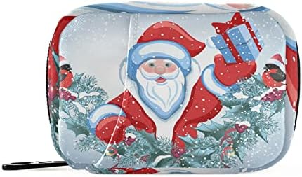 Божиќна Дедо Мраз Клаус Пилула за торбички за торбички кутии со патент преносен витамин додатоци Медицински случај за спортски кампување