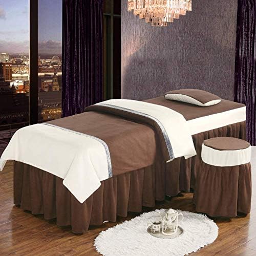 Leversуан масажа за масажа поставува кревети за креветот со валент лист со перница за перница од столче за салони за убавина со