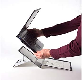 Bakkerelkhuizen ergo-q 260 преносен лаптоп стојат супер тенки, лесни и преносни 5 позиции за да го прилагодите вашиот лаптоп на