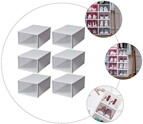 Пластични чевли на Anncus 6pcs кутии за чевли за домаќинства
