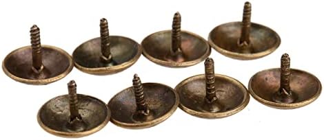 50 парчиња железо антички бронзено тапацир за накит за накит за подароци софа декоративни нокти за тапацир за мебел