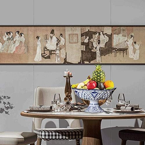 QTQHOME Модерни Нови Кинески Сини И Бели Керамички Бонбони Јадење Креативни Едноставни Овошје Плоча Ретро Дневна Соба Кафе Маса Декорација