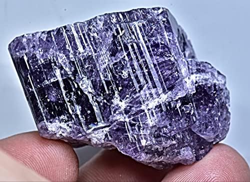 49 грам SW & LW флуоресцентен виолетова скаполит делумен кристал