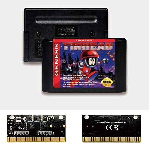 Адити Тинхед - САД етикета FlashKit MD Electraless Gold PCB картичка за конзола за видео игри Mega Genesis Megadrive Megadrive