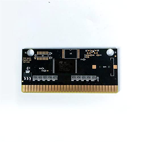 Адити уметност на борби - САД етикета Флешкит Д -р Електролесна златна PCB картичка за Sega Genesis Megadrive Video Game Console
