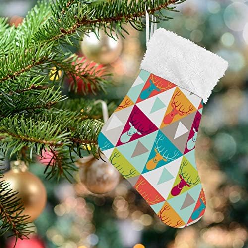 Алаза Божиќни чорапи Божиќни ирваси класични персонализирани мали декорации за порибување за семејни сезонски празници за забави Декор од 4.7,87 “