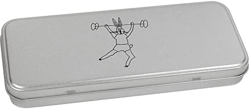 Азиеда „Зајак за зајакнување на тегови“ металнички канцелариски калај / кутија за складирање