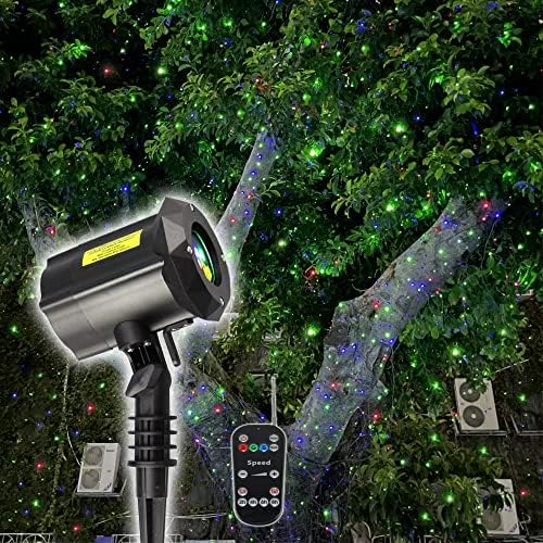 Градинарски светла Даланпа, ласерски ласерски божиќна светлина, подвижна starвезда проектор