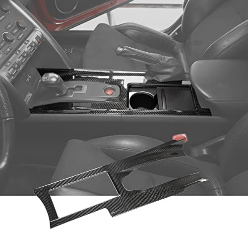 Yiwang реална јаглеродна влакна Централна конзола за декорација на рамка за покривање на Nissan GTR R35 2008- Додатоци за автомобили