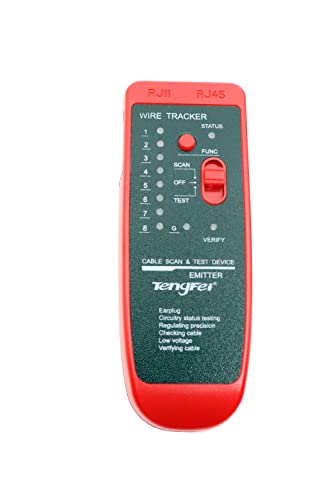 Тестер на електрична жица Tracer Tester W/Generator Tone Generator & Probe, тестер за локатор на сигнал, континуитет на тест коло,