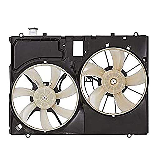 Rareelectrical New Cooling Fan Compatible with Lexus Rs350 2009 by Part Number 16361-0P100 163610P100 16361-0P110 163610P110