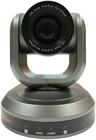 Huddlecamhd 10x-GY-G3 2.1 MP 1080p внатрешна PTZ камера, 10x оптички зум, 30 fps, сива