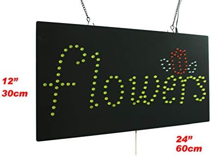 Знак на цвеќиња, знаци на врвови, LED Neon Open, продавница, прозорец, продавница, бизнис, дисплеј, цвеќарницата, големото отворање подарок