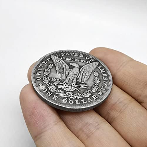 Матурска маска Девојка Ретро Скитници Монета Монета Гравирање Орел Сребрен Долар Американски Сребрен Круг Странски Комеморативни