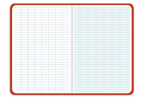 Издавачка компанија Елан E64-8x4k Книга за геодетирање на терен за големина на кралот 6 x 9, светло портокалово покритие