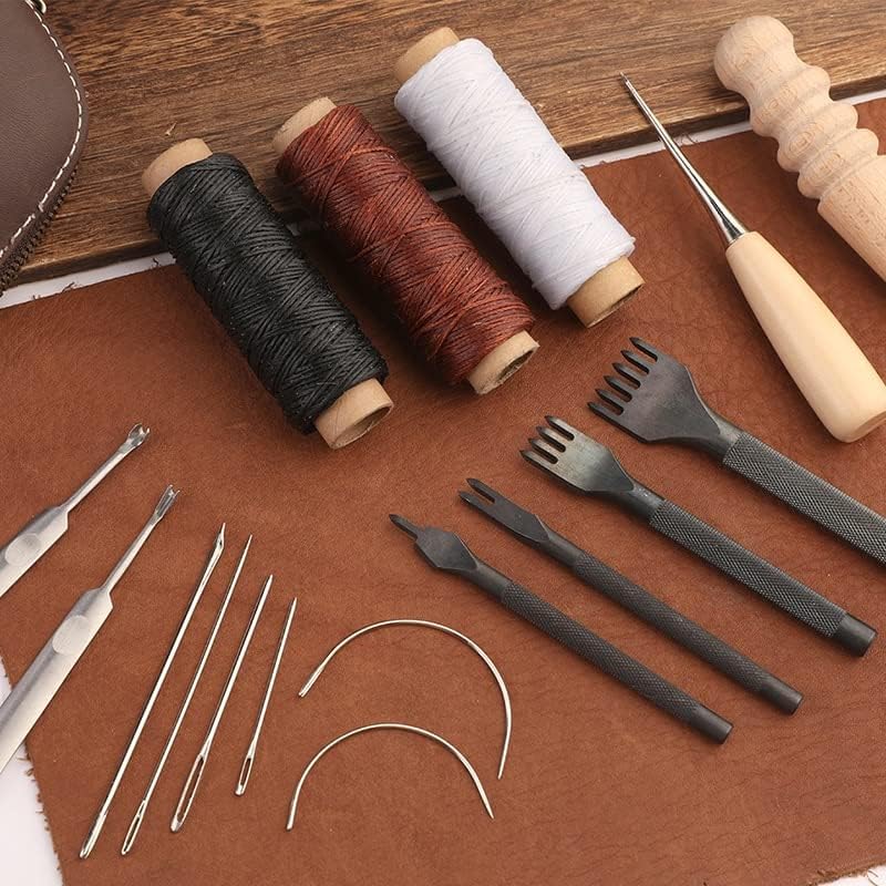 Kaobuy Професионална кожа занаетчиски алатки комплет рака за шиење за шиење за шиење на шал