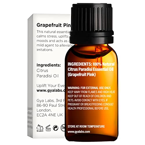 Есенцијално масло од грејпфрут за дифузер и масло од пеперминт за сет за раст на косата - чисто терапевтско одделение за есенцијални