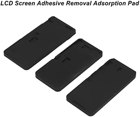Aoutecen Curved LCD екран Поправка за поправка Мат, 3PCS гума разноврсна LCD екран на лепило за отстранување на лепило нефункционално