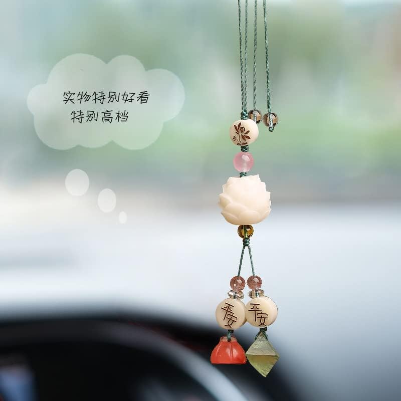 Zhangruixuan-shop 汽车 挂件 车 内 吊饰 天然 水晶 饰品 饰品 车载 视镜 挂饰