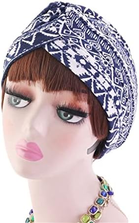 Czdyuf Women India Капа за коса за коса Beanie Turban Sleep Night Wrap Charf Hat Gead Female Cover Cover Hair Hail Caps