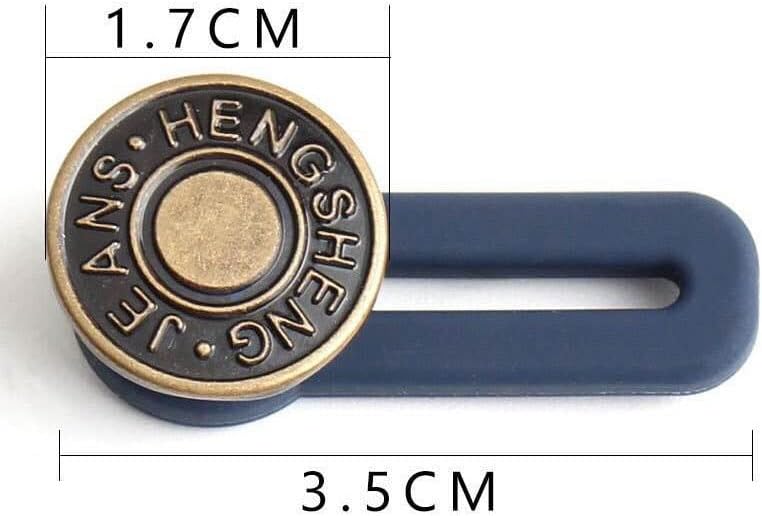 Лизме метални копчиња за метални панталони фармерки бесплатно шиење прилагодливо повлекување на половината на половината на половината на половината
