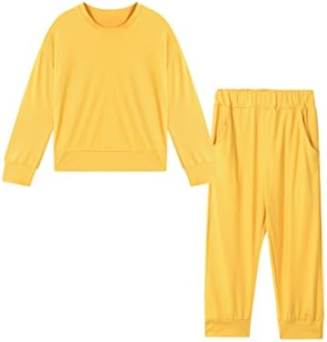 Hansber Unisex Детска термичка долна облека Поставете зимски топол спортски костум базен слој долг ракав џемпер со џемпери