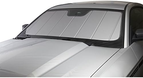 CoverCraft UVS100 Custom Sunscreen | UV11115SV | Компатибилен со избрани модели на терен Chevrolet Equinox/GMC, сребро