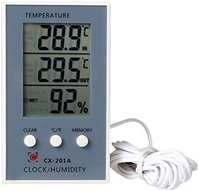 Орела ЛЦД дигитална термометар за дигитална термометар мерка на влажност на температурата на хигрометарот
